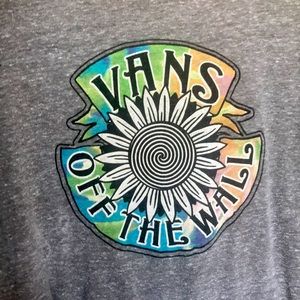 Vans off the wall sunflower shirt.